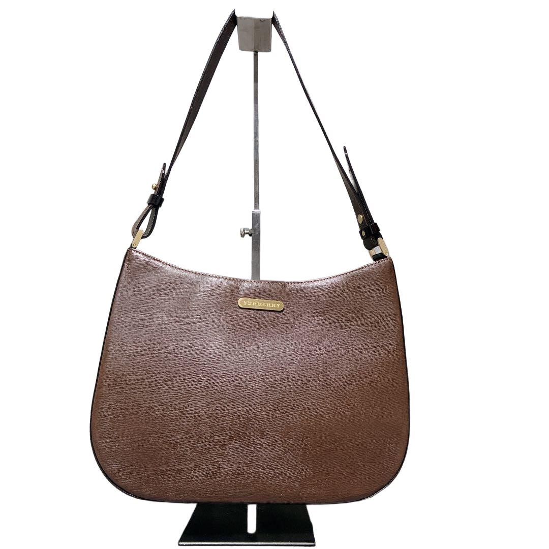 バッグ BURBERRY Nova Leather One Shoulder Bag Burberry One Shoulder Bag Nova Check Leather Brown Rare Vintage